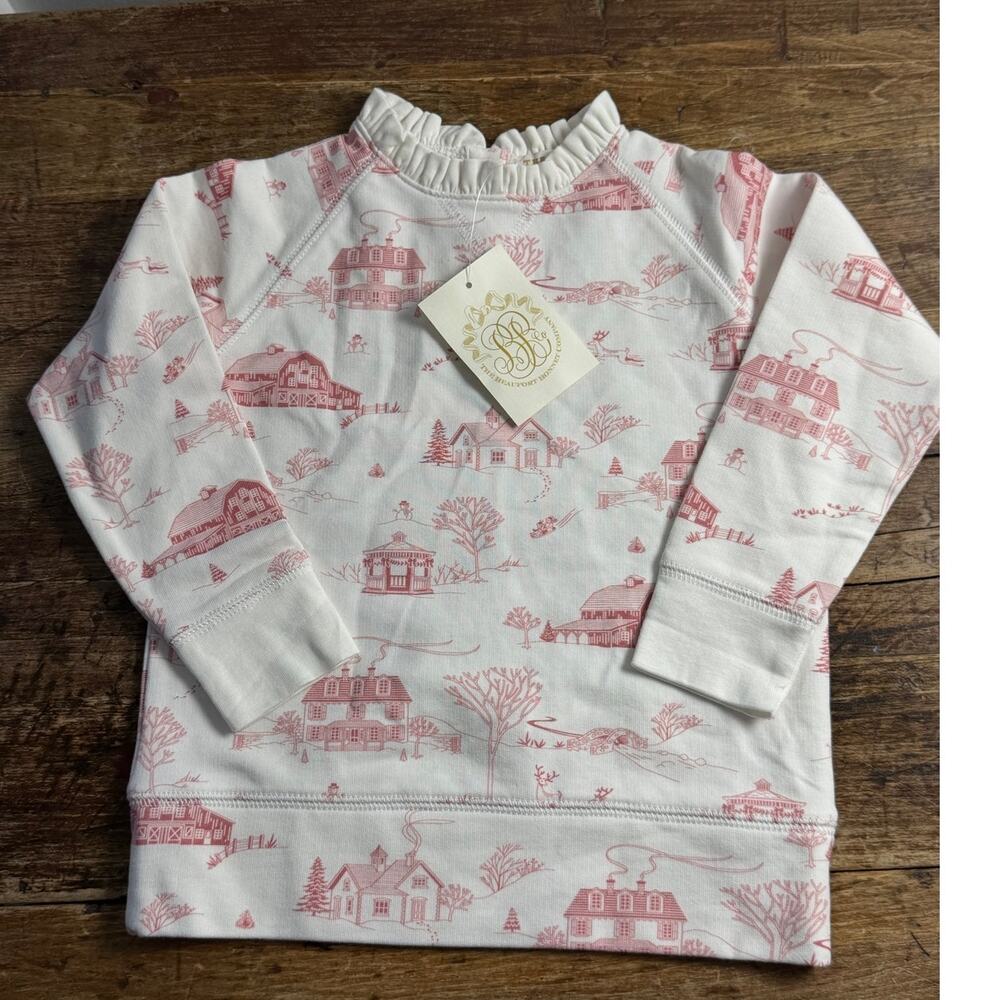The Beaufort Bonnet Cassidy Crewneck Ruffle York Towne Toile NWT size 2T